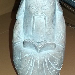 Vintage Austin Prod Inc 1975 Alabaster Asian Buddha Statue Sculpture